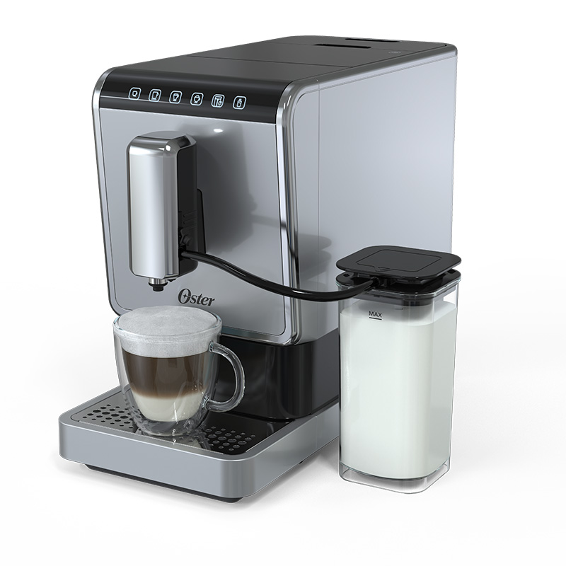 CAFETERA ESPRESSO BVSTEM8100 SUPER AUTOMATICA, SILVER, 20 BARES – El Trebol  Café
