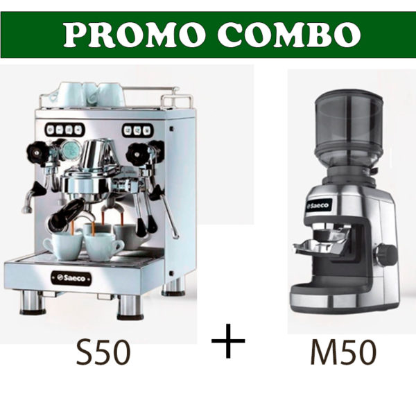 CAFETERAS Y MOLINO PROFESIONAL SAECO DE CAFÉ ESPRESSO SE+M50 | Brandimia