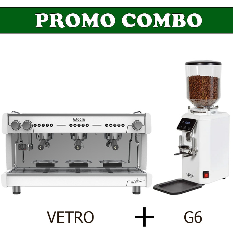 COMBO GAGGIA I VETRO 3G + G6 I BLANCA
