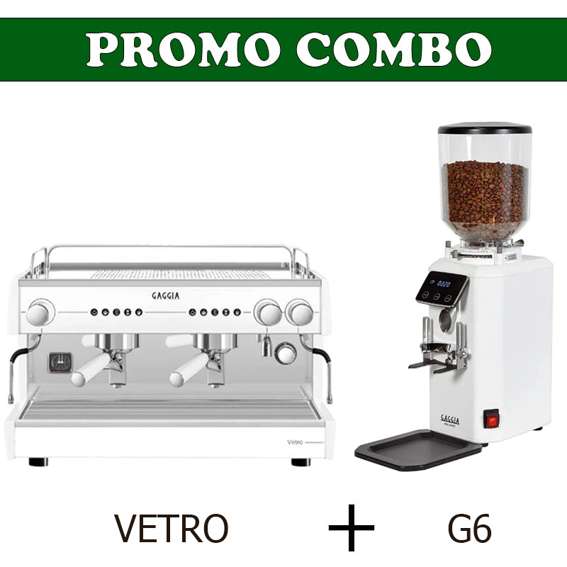 COMBO GAGGIA I VETRO + G6 I BLANCA